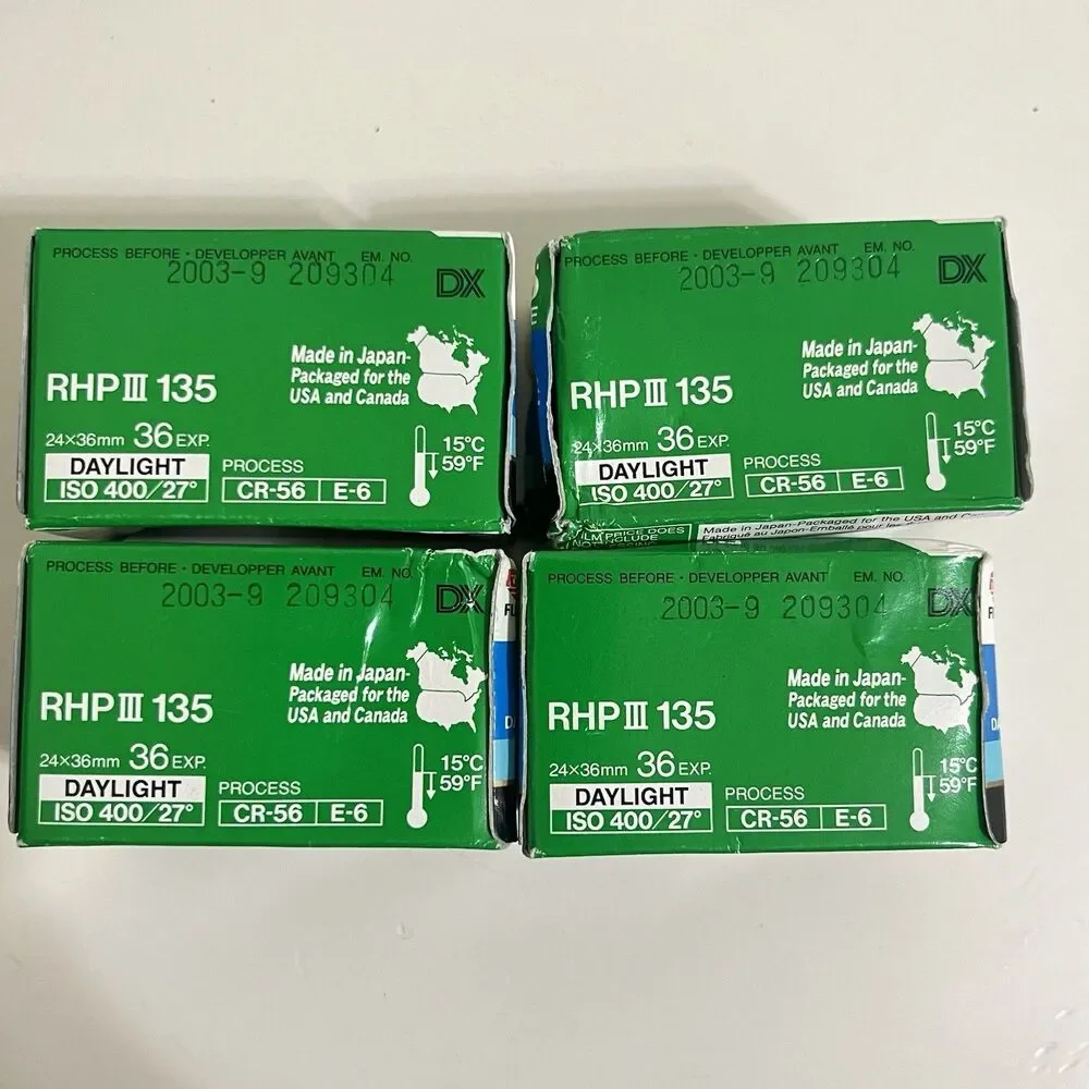 Fujifilm Fujichrome PROVIA 400F Daylight Film 36 RHP III 135 12 Rolls EXPIRED